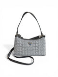 Bolso Guess Gris Monogram – Estilo Versátil 2 en 1