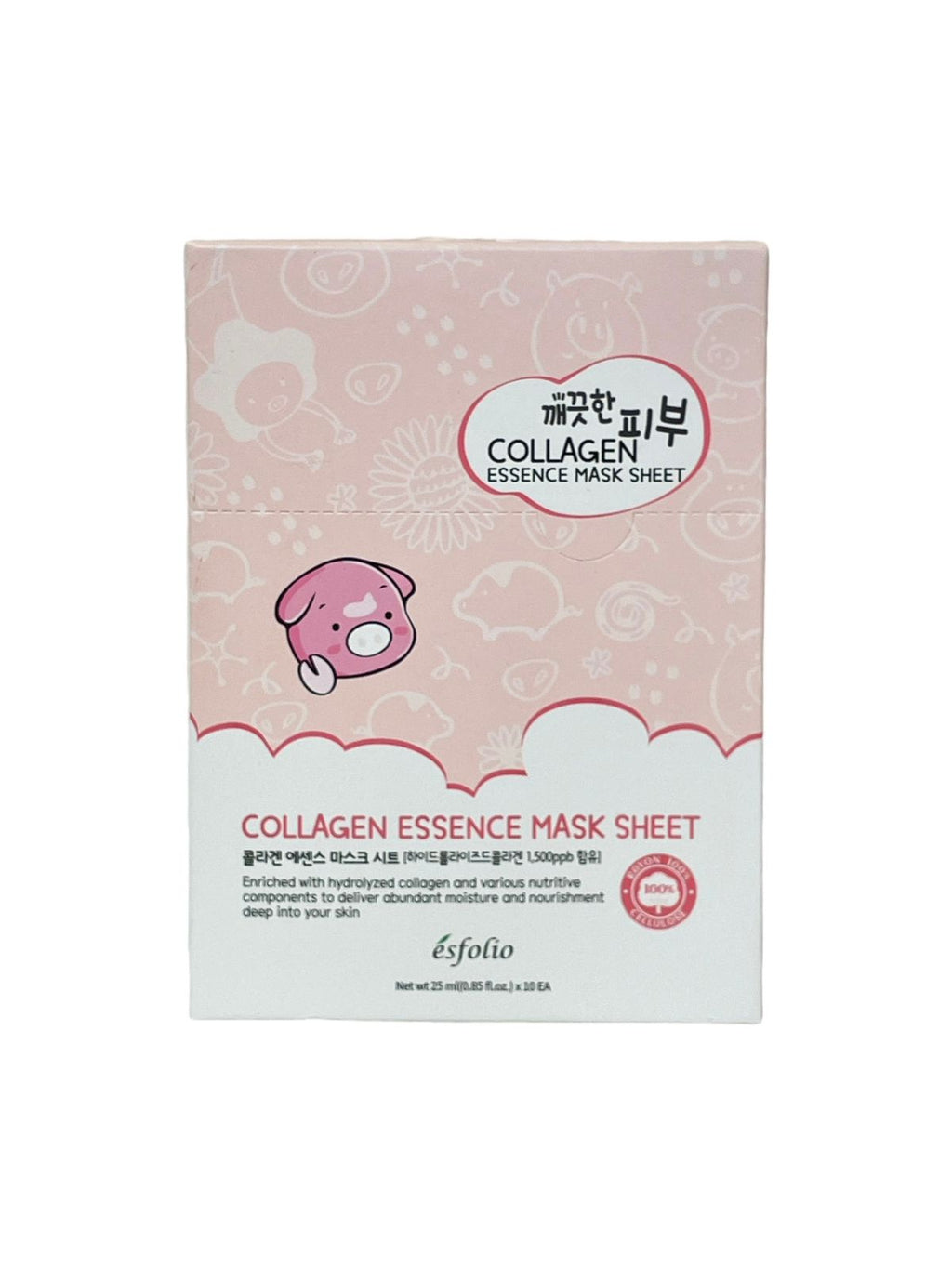 Mascarilla de Colágeno Coreano Esfolio | Hidratación Profunda & Piel Radiante
