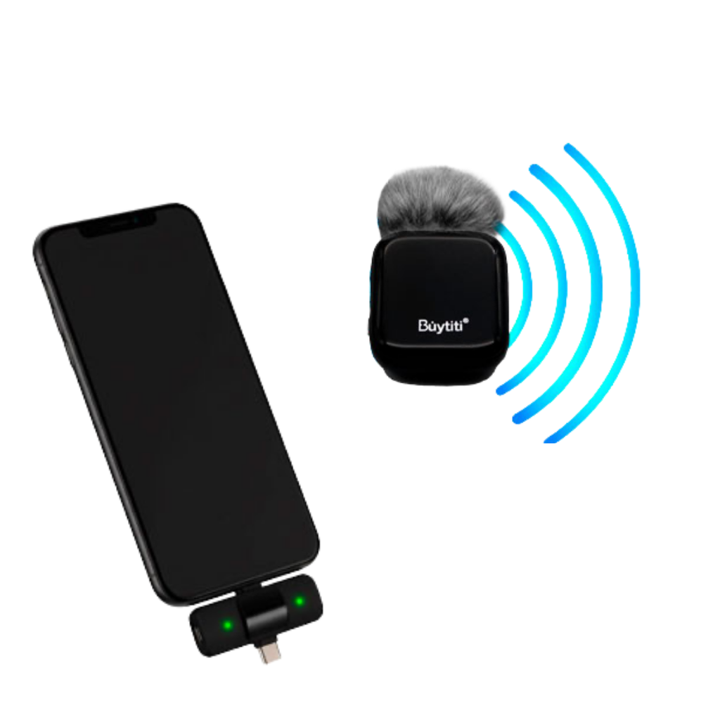 ⚡ Micrófono Inalámbrico Portátil para Celular