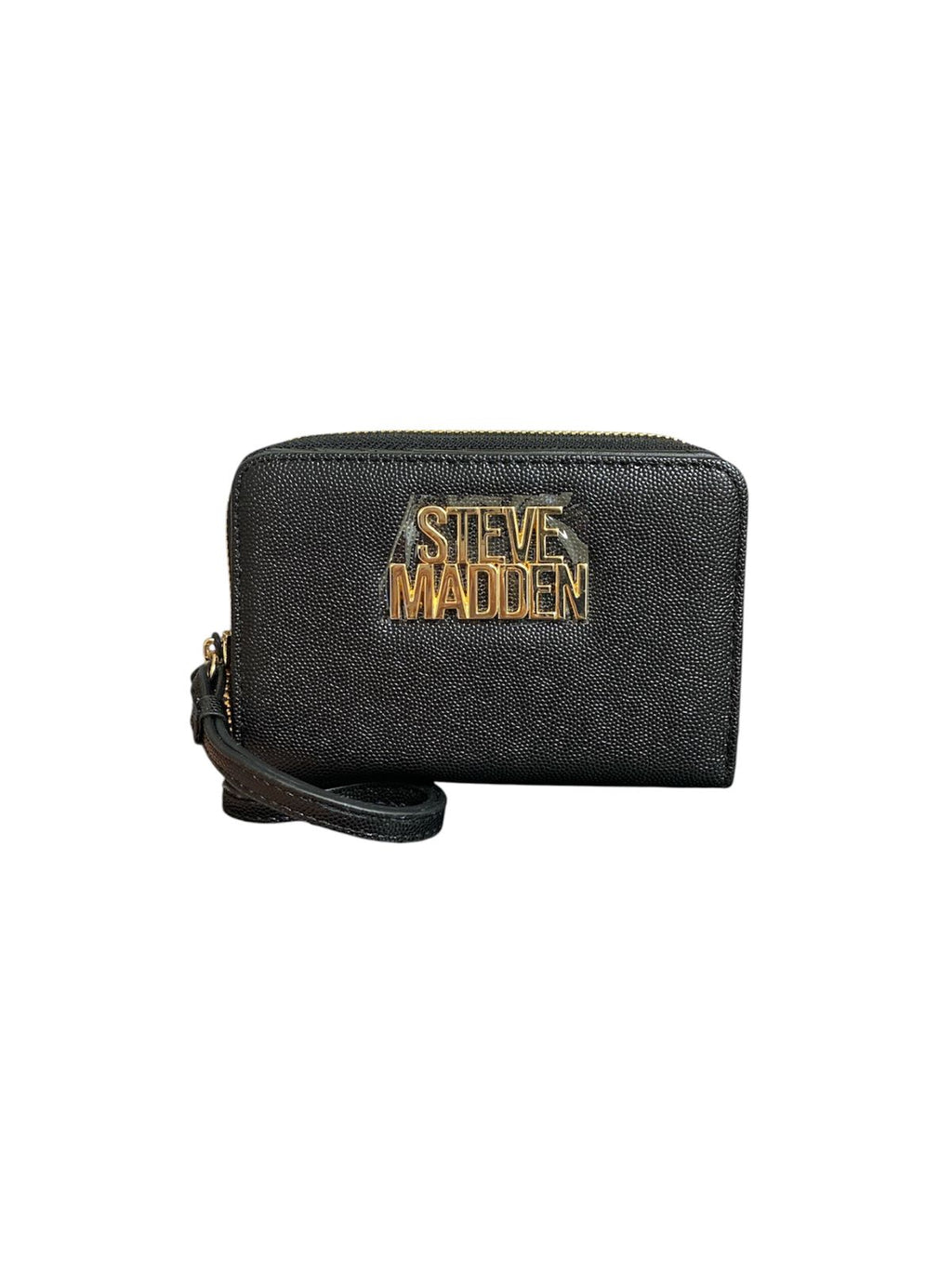 Cartera Steve Madden Negra con Cierre Zip