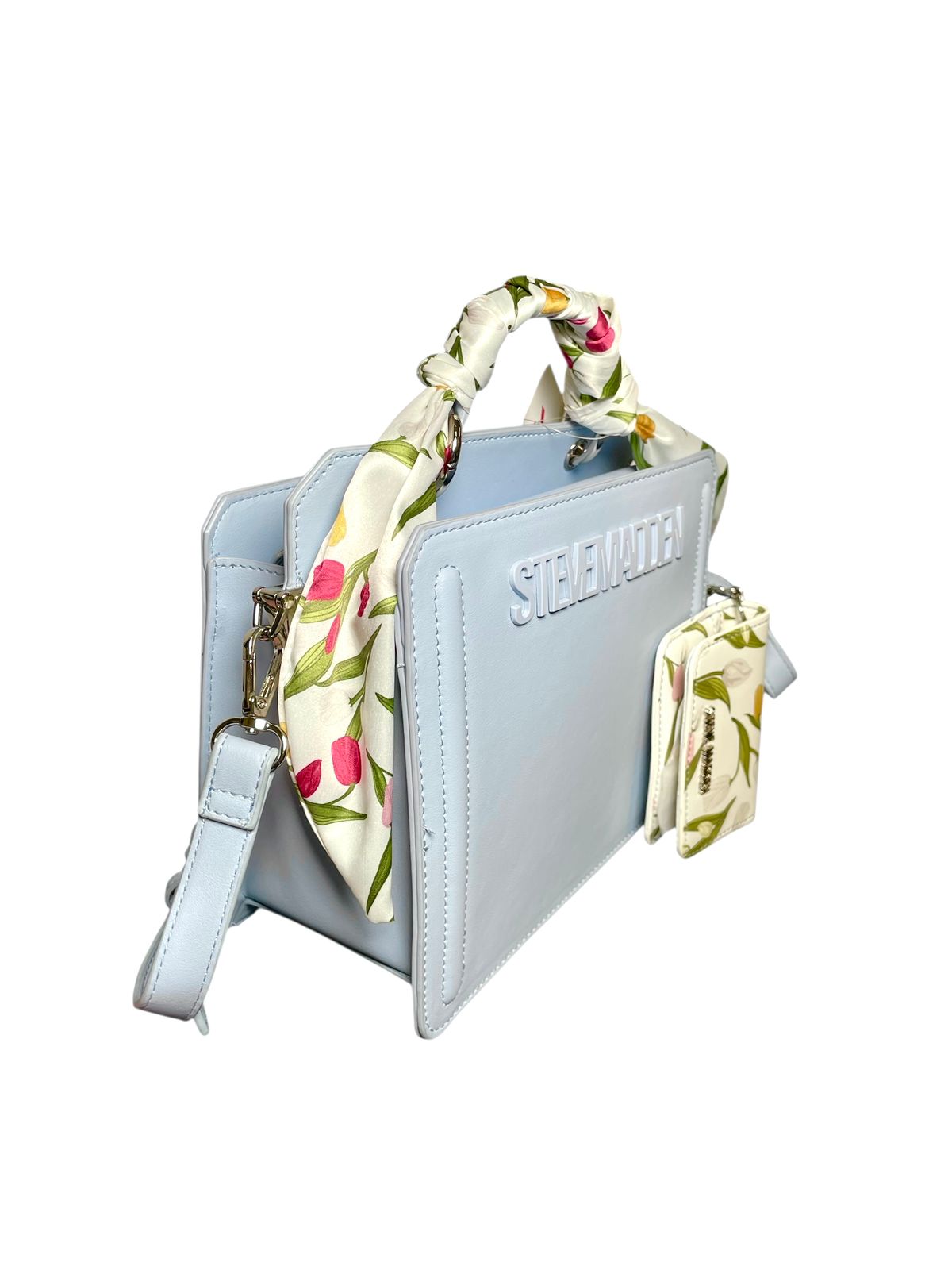 Bolso Steve Madden con Pañuelo y Monedero – Edición Viral Pastel