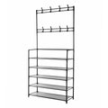 RACK CON PERCHEROS MULTIUSOS 3 EN 1