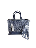 Bolso Tote Tommy Hilfiger Monograma Azul Marino