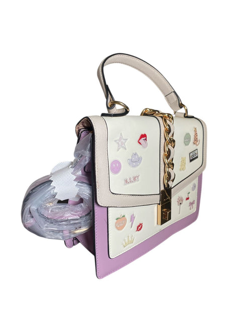 Bolso ALDO Estampado – Lila y Blanco