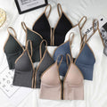 Kit de 4 tops con cierre (multicolor)