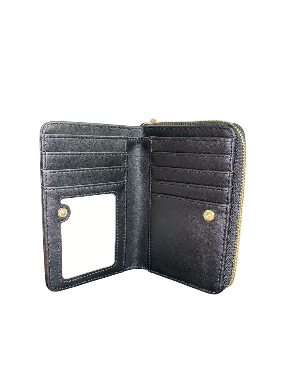 Cartera Steve Madden Negra con Cierre Zip
