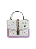 Bolso ALDO Estampado – Lila y Blanco