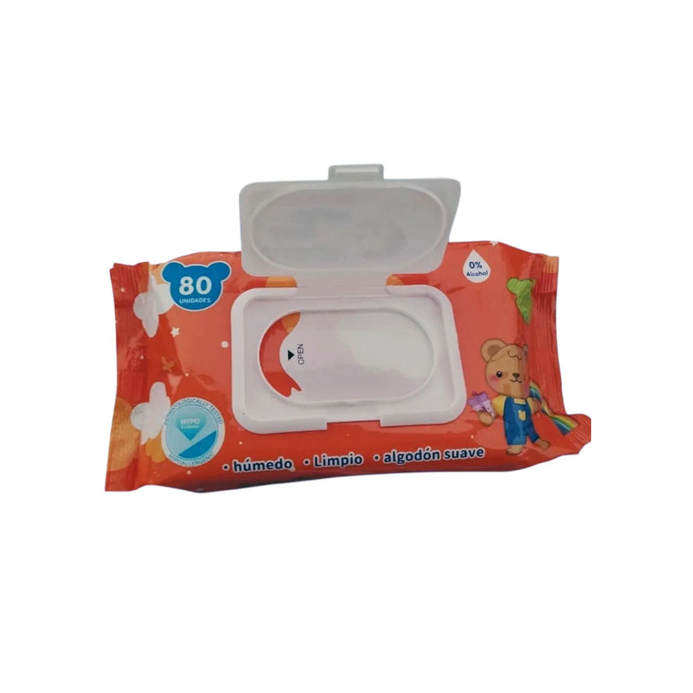 Set de 10 bolsas toallitas húmedas